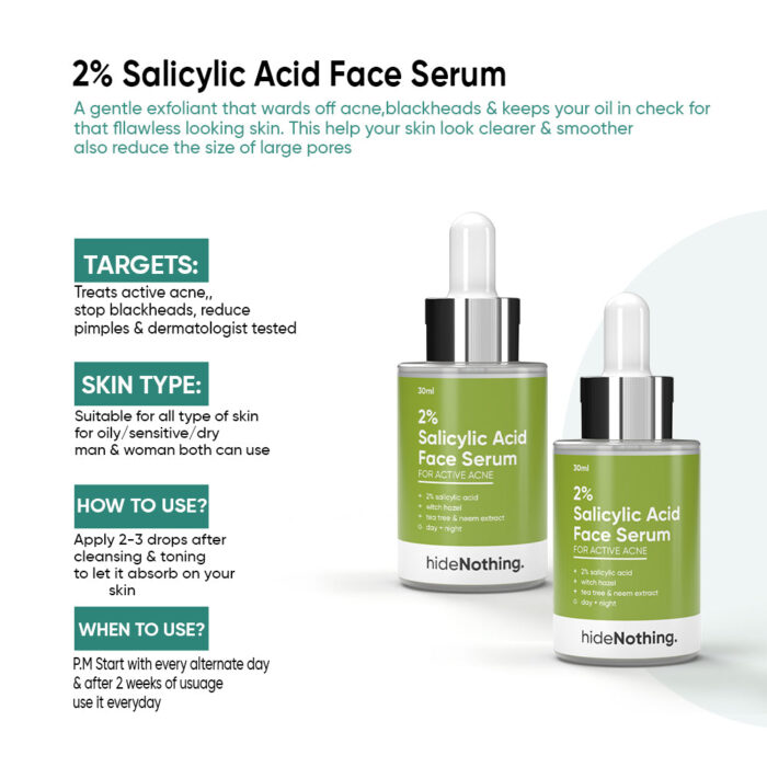 2% Salicylic Acid Serum Combo - 30ml