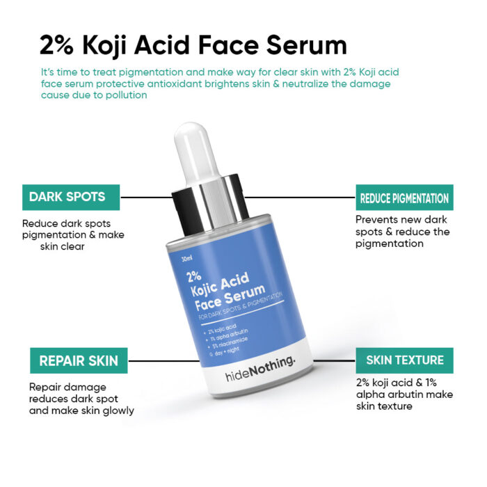 2% Kojic Acid Face Serum - 30ml