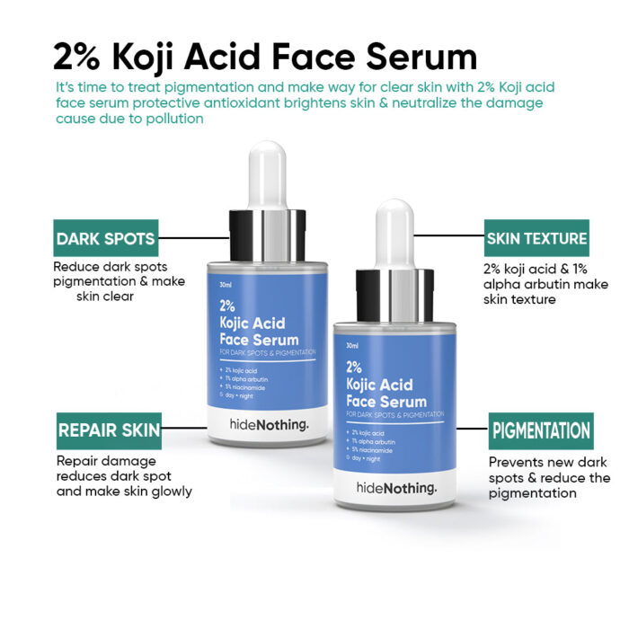 2% Kojic Acid Serum Combo - 30ml