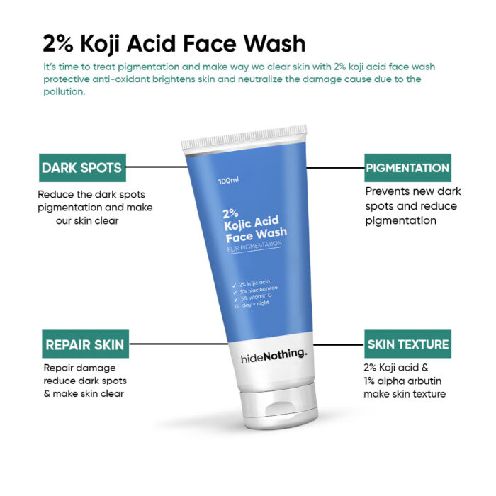 2% Kojic Acid Face Wash - 100ml