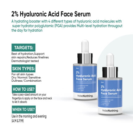 2% Hyaluronic Acid Serum Combo - 30ml