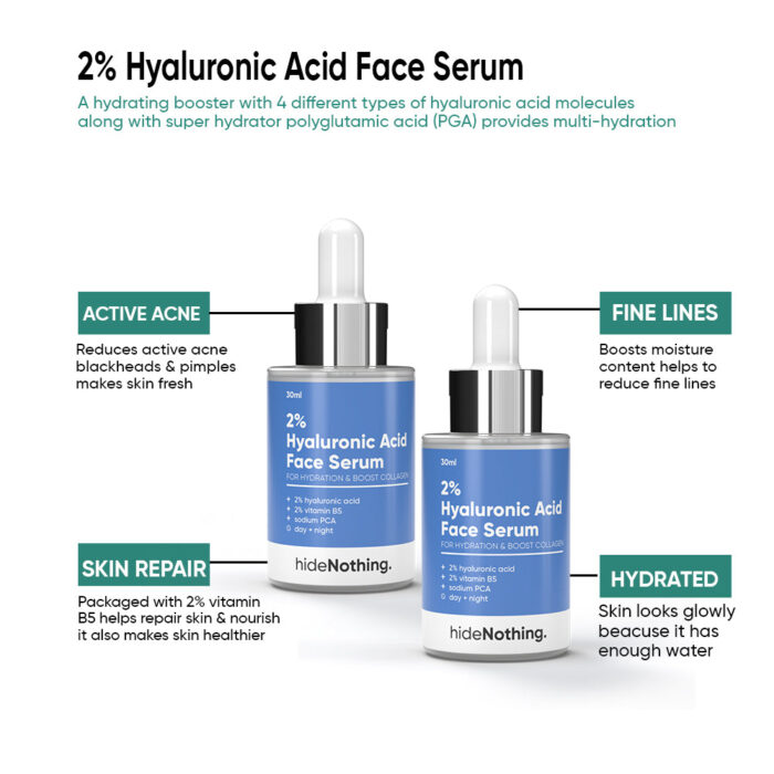 2% Hyaluronic Acid Serum Combo - 30ml