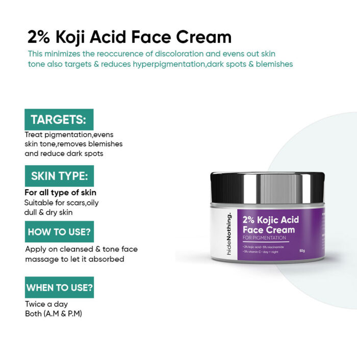 2% Kojic Acid Face Cream - 30g