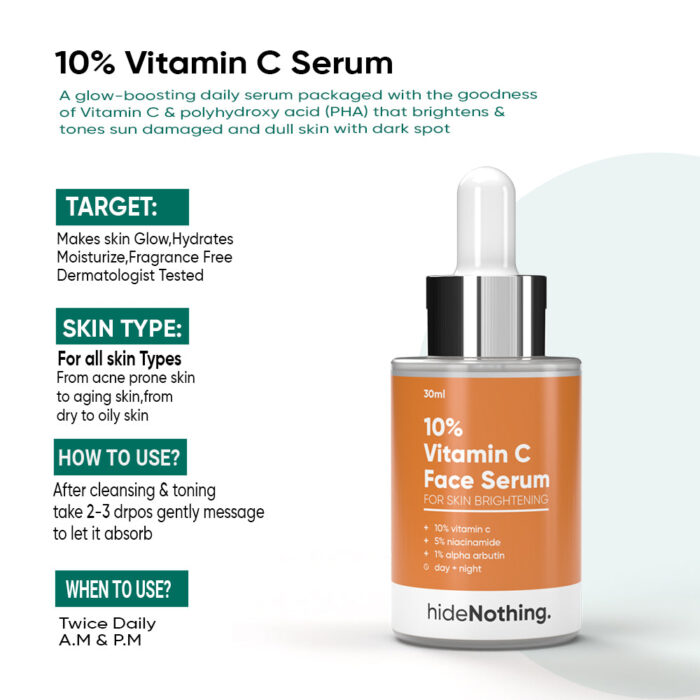 10% Vitamin C Face Serum - 30ml